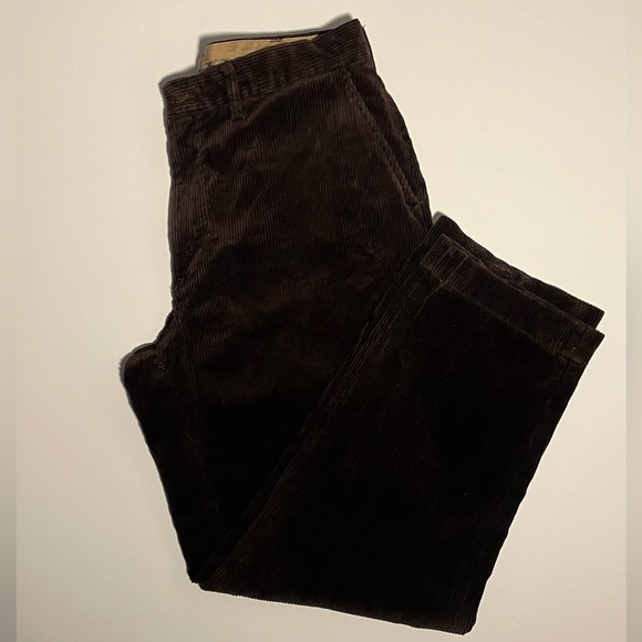 Polo Ralph Lauren Corduroy Pants Dark Chocolate - Picture 3 of 14